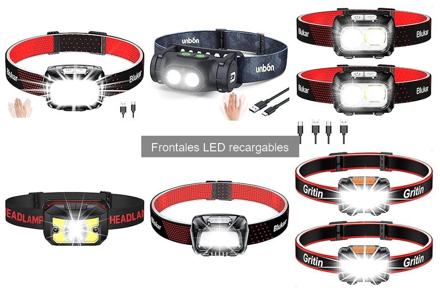 Compra Linternas Frontales LED Recargables Baratas