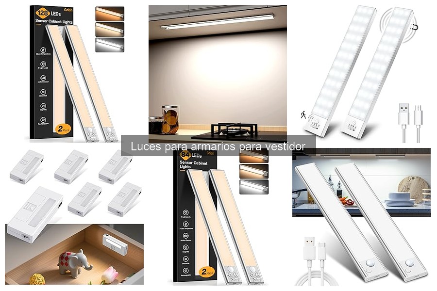 Configuraciones de Luces para Armarios según el Tipo de Ropa