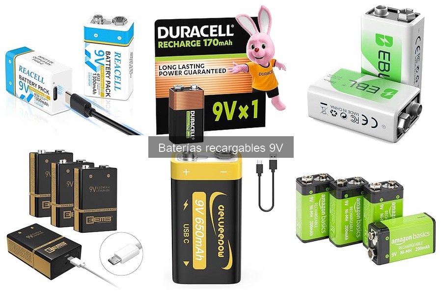 Consejos para usar baterías recargables de 9V en dispositivos