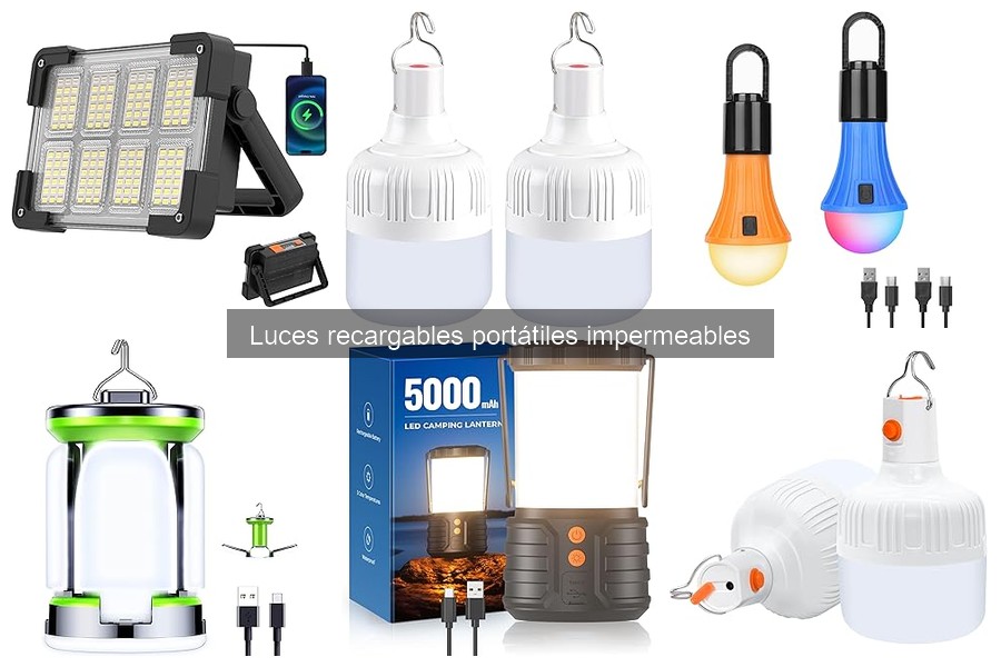 Consejos para usar luces recargables impermeables en exteriores