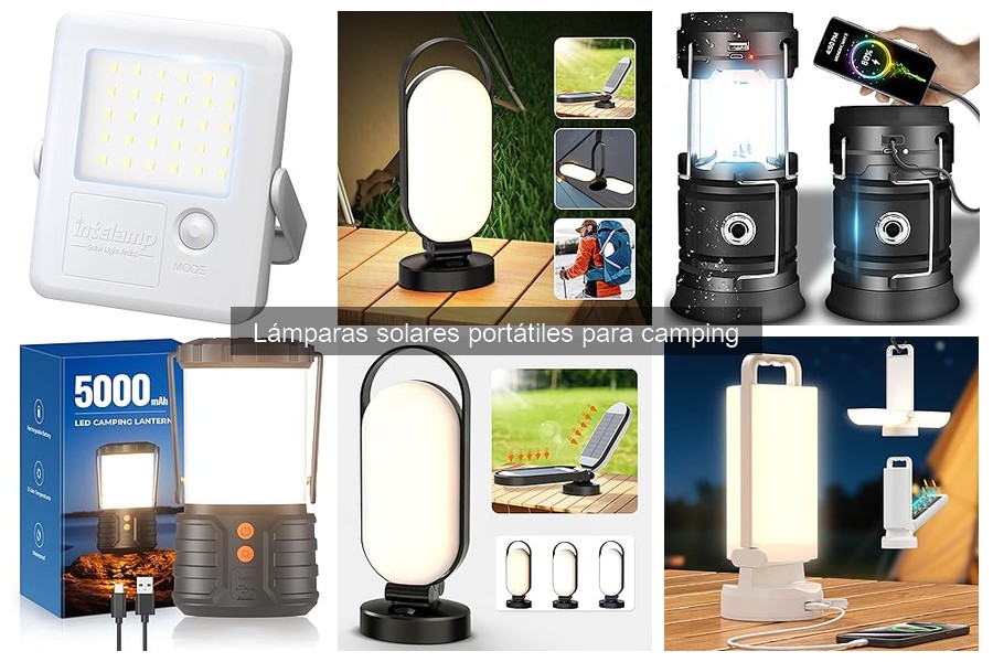 ** Costos Promedio de Lámparas Solares Portátiles para Camping