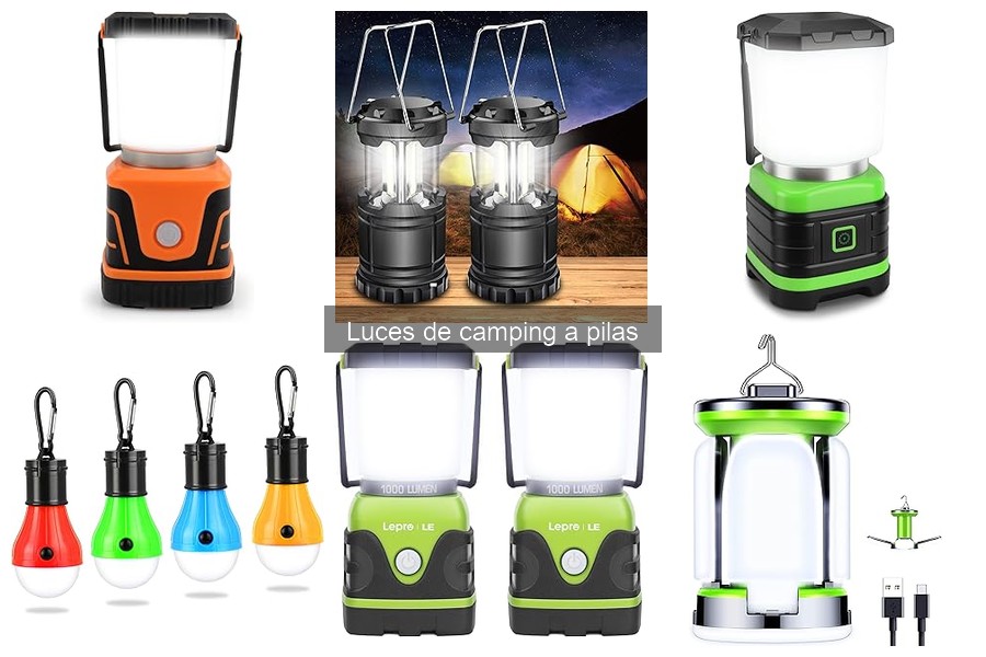 ¿Cuánto brillo necesitas en una luz de camping a pilas?