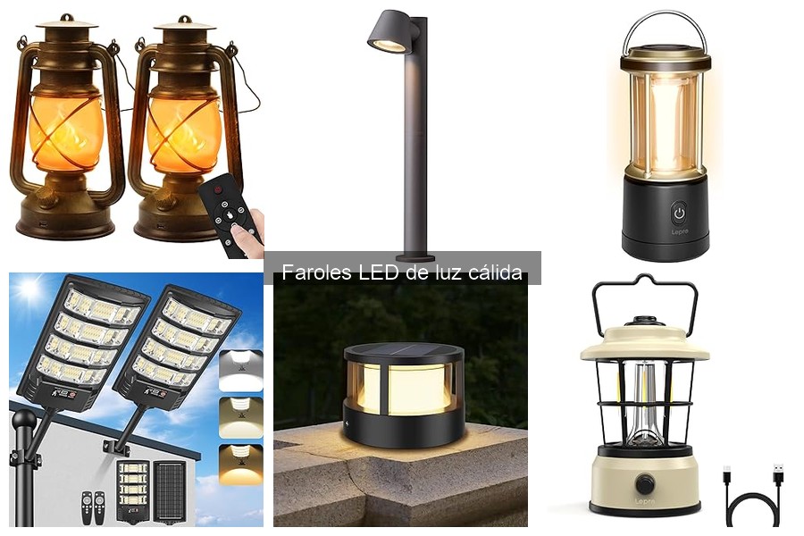 ¿Cuánto cuesta un farol LED de luz cálida? Precios y recomendaciones