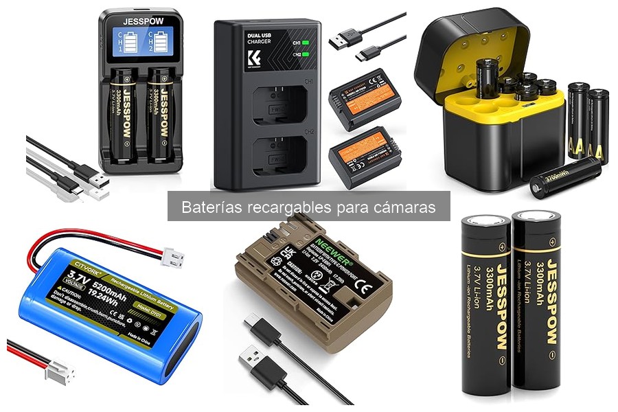 ¿Cuánto dura una batería recargable para cámaras?