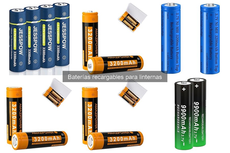 ¿Cuánto tardan en cargarse las baterías recargables para linternas?