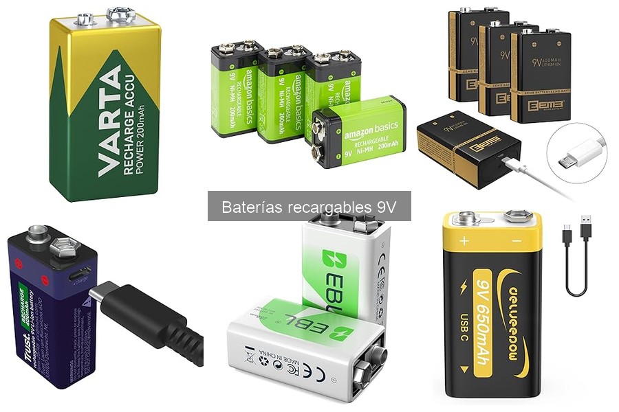¿Cuánto tiempo tarda en cargar una batería recargable de 9V?