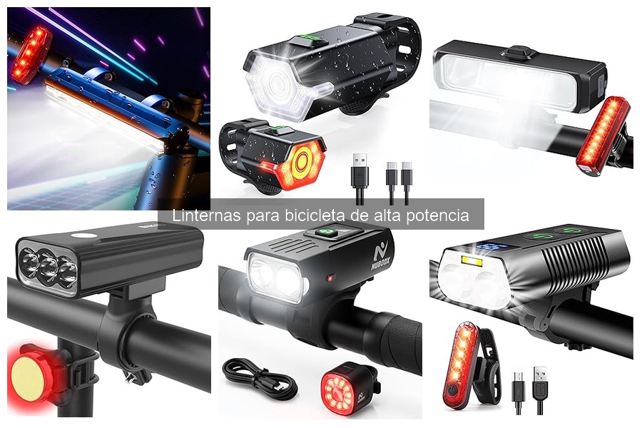 ¿Cuántos lumens necesita una linterna de alta potencia para ciclismo?