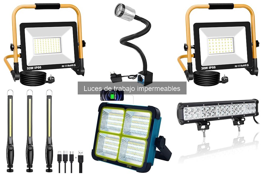 Definición de luces de trabajo impermeables y sus características