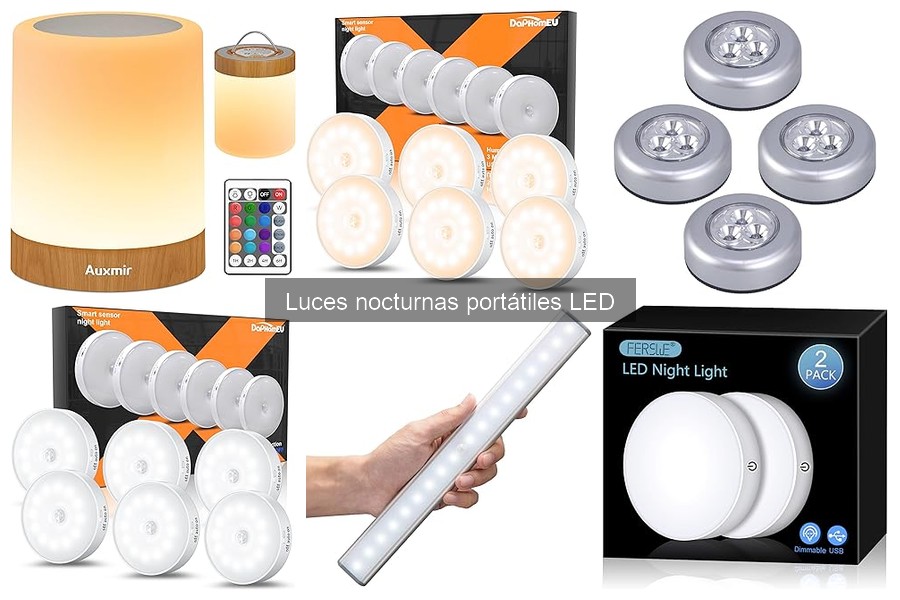 Descubre las luces nocturnas portátiles LED y sus beneficios