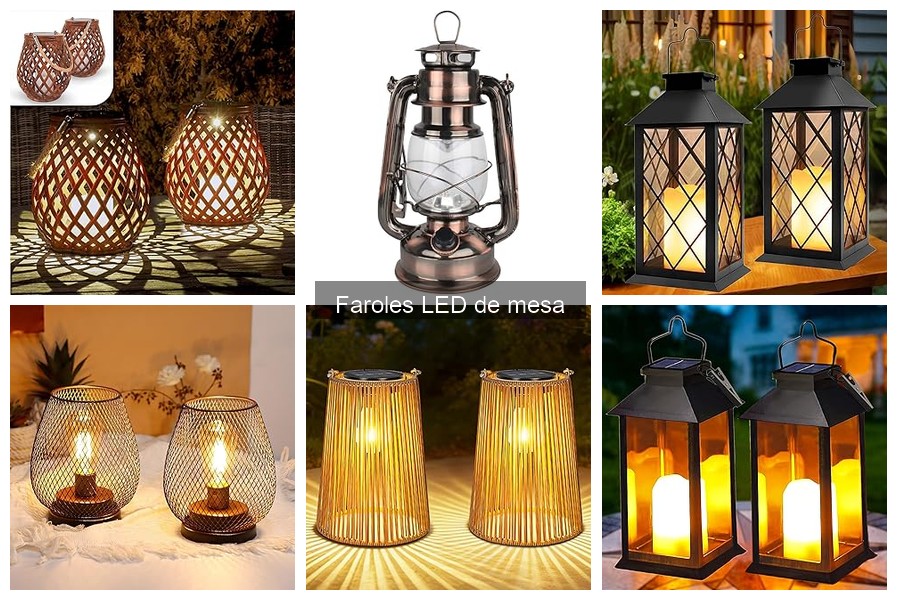Descuentos en Faroles LED de Mesa: Mejor Oportunidad de Compra