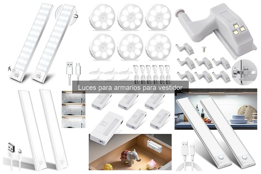 Desventajas de las luces para armarios: ¿Cuál elegir?