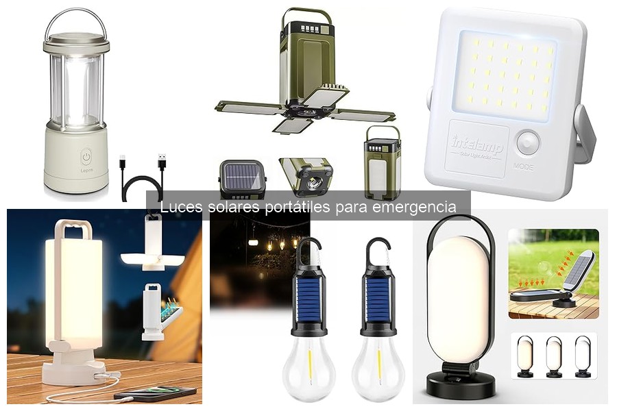 Desventajas de las luces solares portátiles para emergencia