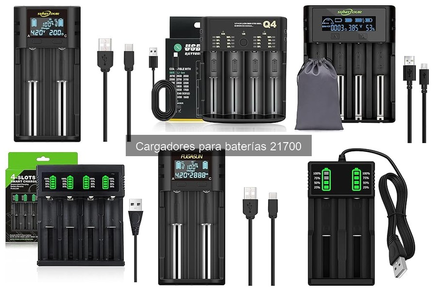 Diferencias entre cargadores rápidos y normales para 21700