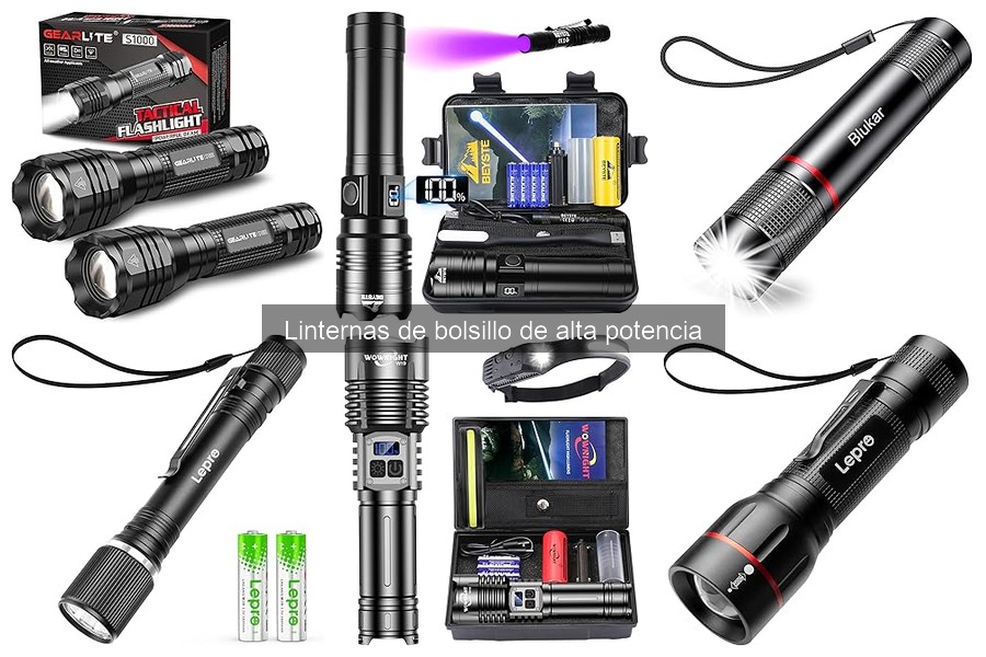 Diferencias entre Linternas de Bolsillo LED y Halógenas