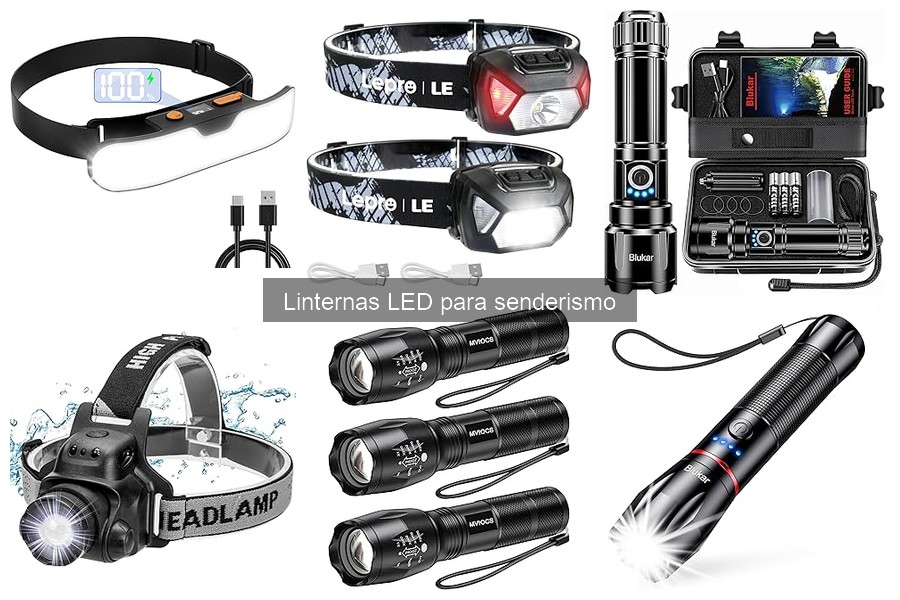 Diferencias entre linternas LED recargables y de pilas para senderismo