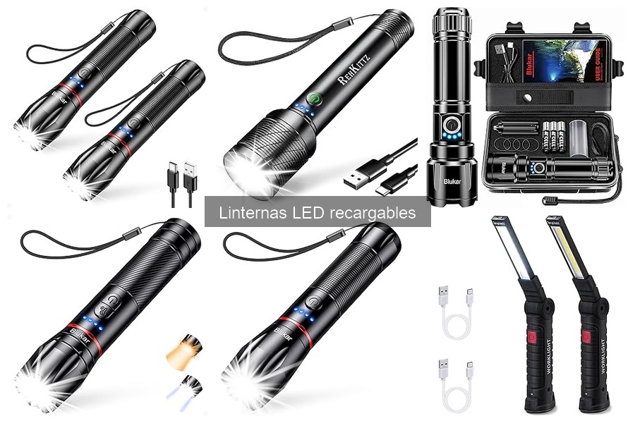 Diferencias entre linternas LED recargables y desechables