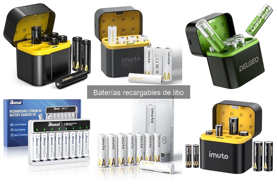 Dónde comprar baterías recargables de litio al mejor precio