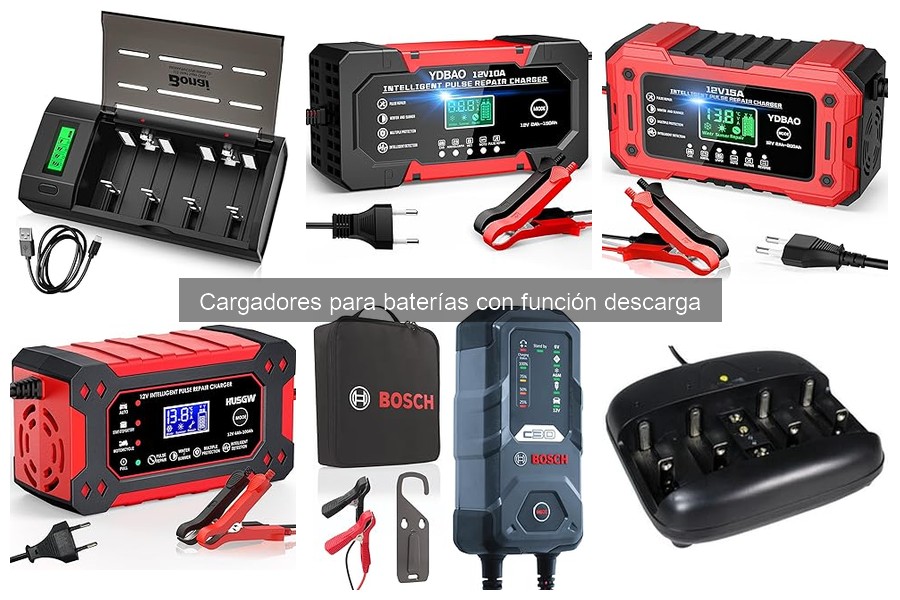 ¿Dónde comprar cargadores de baterías con función descarga?