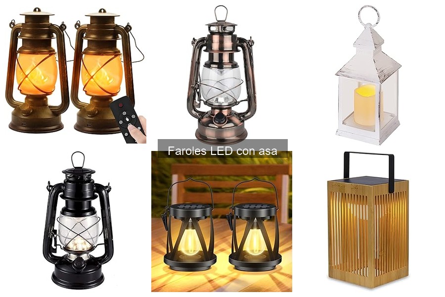 Dónde comprar faroles LED con asa al mejor precio