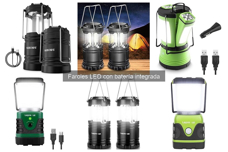 Dónde comprar faroles LED con batería integrada al mejor precio