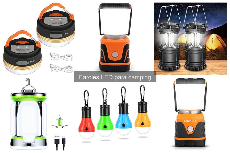 Dónde comprar faroles LED para camping: Mejores opciones