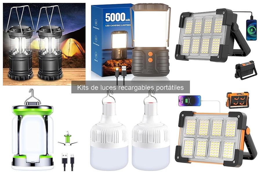 Dónde comprar kits de luces recargables portátiles al mejor precio