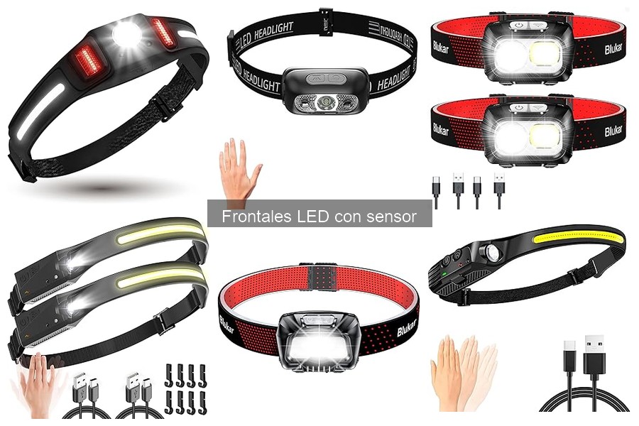 Dónde comprar linternas frontales LED con sensor al mejor precio