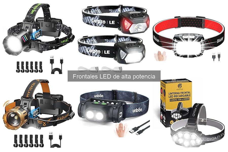 Dónde comprar linternas frontales LED de alta potencia