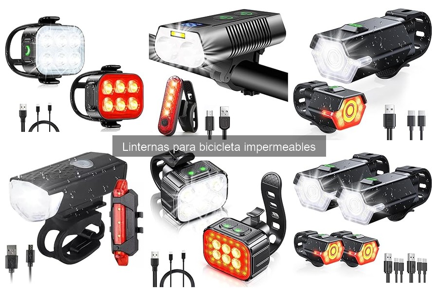 Donde comprar linternas impermeables para bicicletas al mejor precio