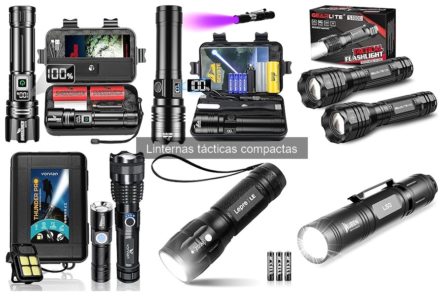 Dónde comprar linternas tácticas compactas a buen precio