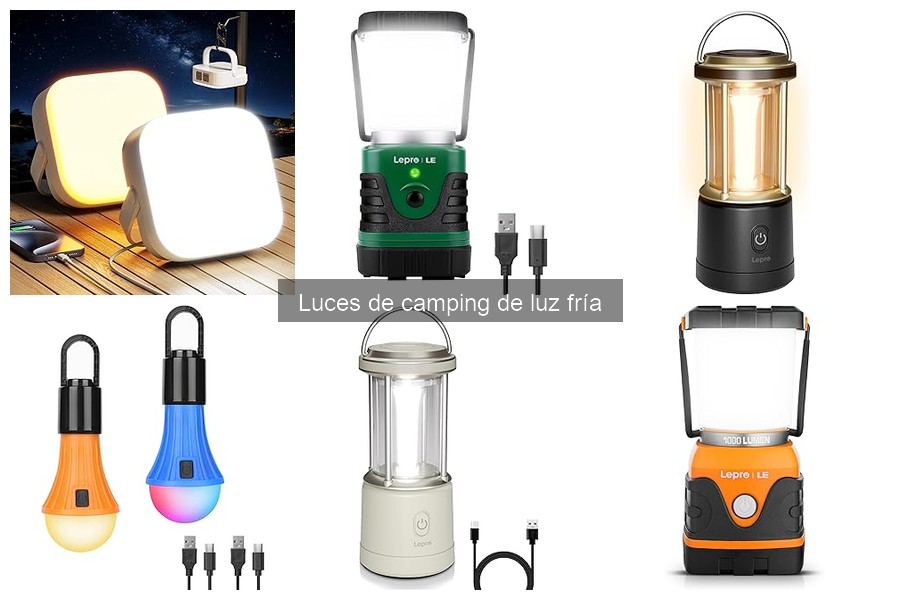 Dónde comprar luces de camping de luz fría a buen precio