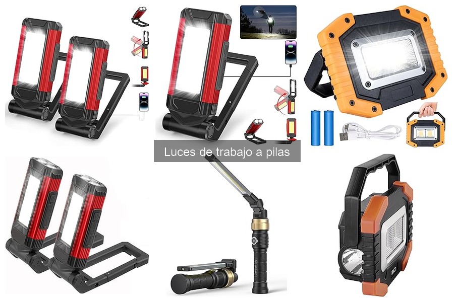 Dónde comprar luces de trabajo a pilas al mejor precio