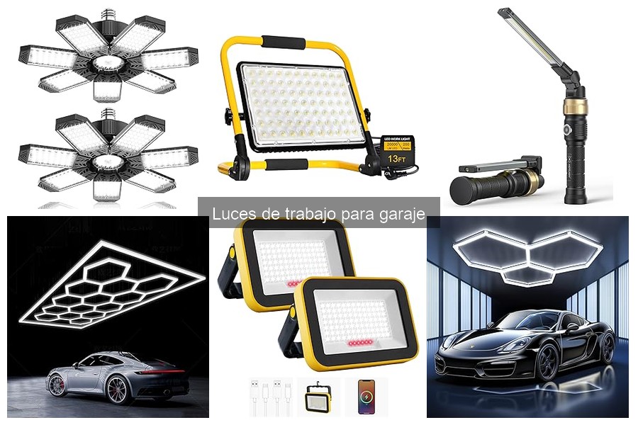 Dónde comprar luces de trabajo para garaje al mejor precio