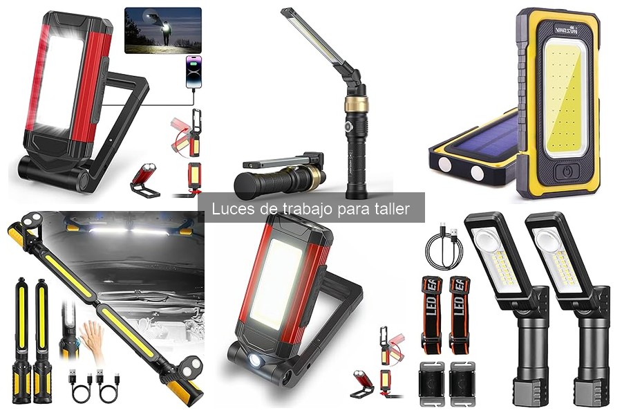 Dónde comprar luces de trabajo para taller con descuentos
