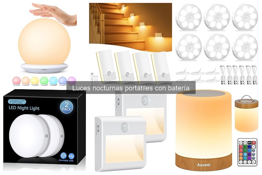 Dónde comprar luces nocturnas portátiles baratas y ofertas