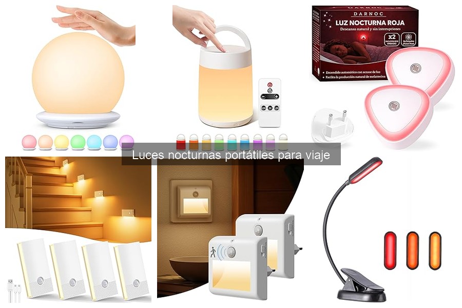 Dónde comprar luces nocturnas portátiles económicas
