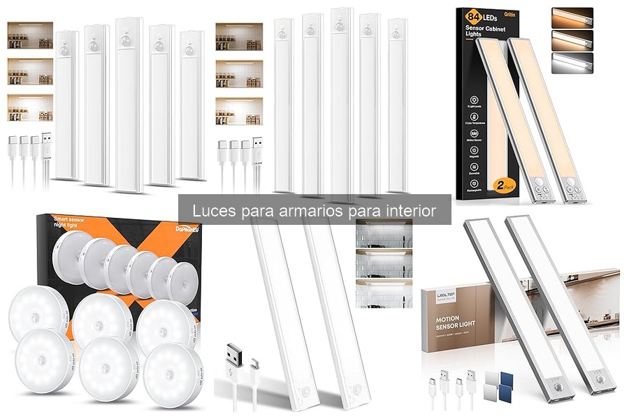 Dónde comprar luces para armarios: opciones online y físicas
