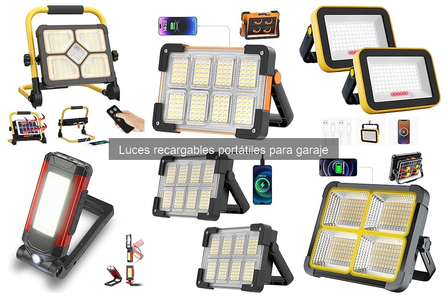 Dónde comprar luces recargables para garaje: Mejores opciones