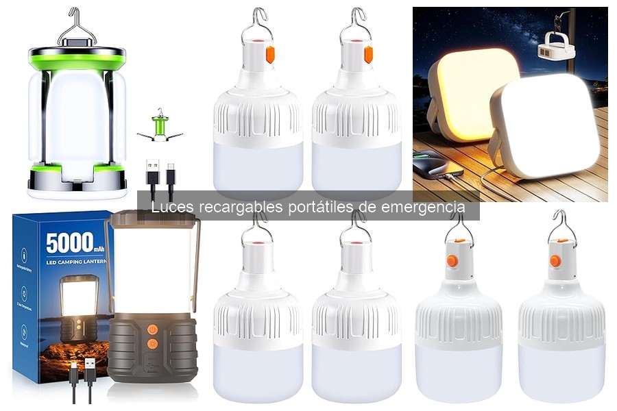 Dónde comprar luces recargables portátiles de emergencia