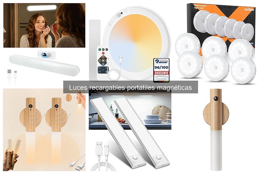 Dónde comprar luces recargables portátiles magnéticas