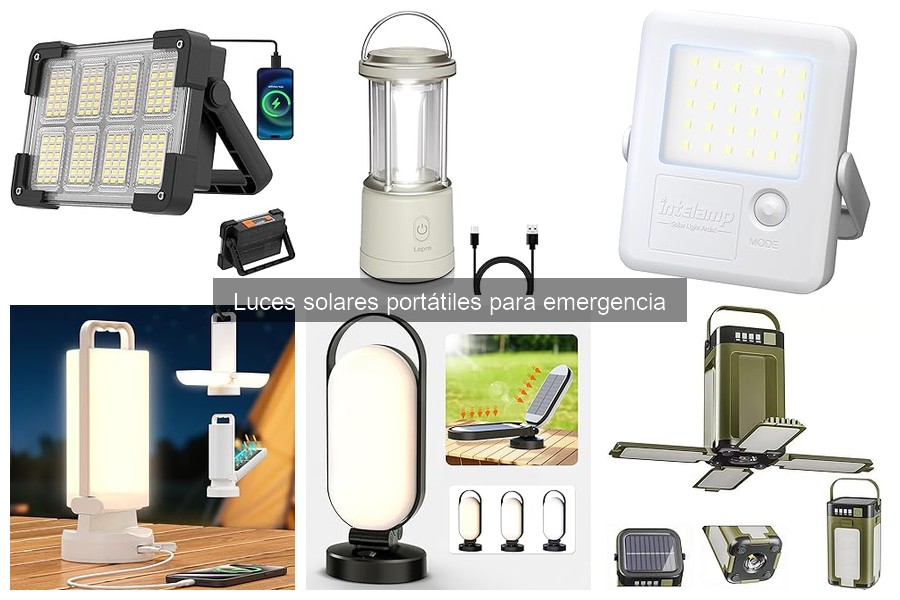 Dónde comprar luces solares portátiles para emergencia al mejor precio