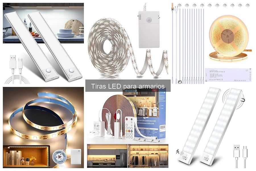 Dónde comprar tiras LED para armarios a buen precio