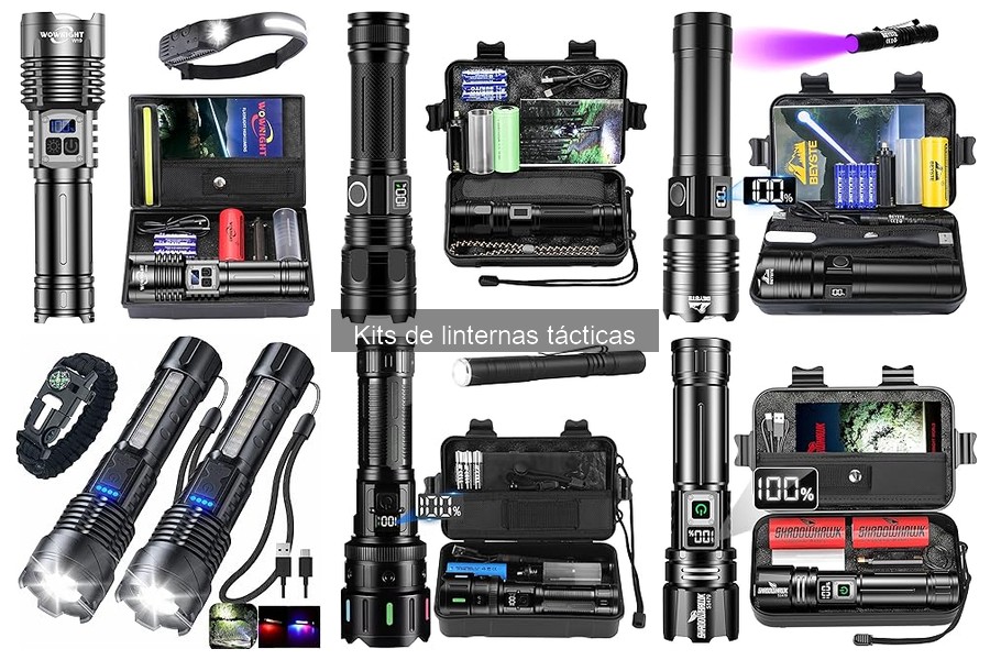 Duración de batería en kits de linternas tácticas