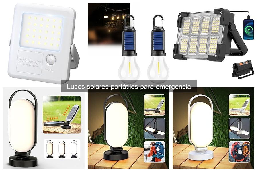 Duración de luces solares portátiles ante apagones: guía práctica