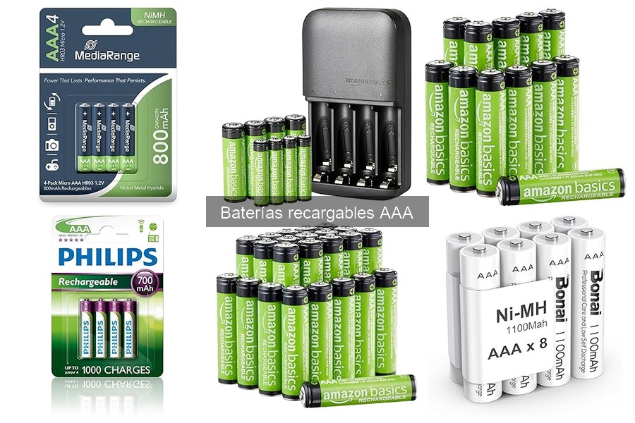 Duración promedio de baterías recargables AAA: ¿Cuánto esperar?