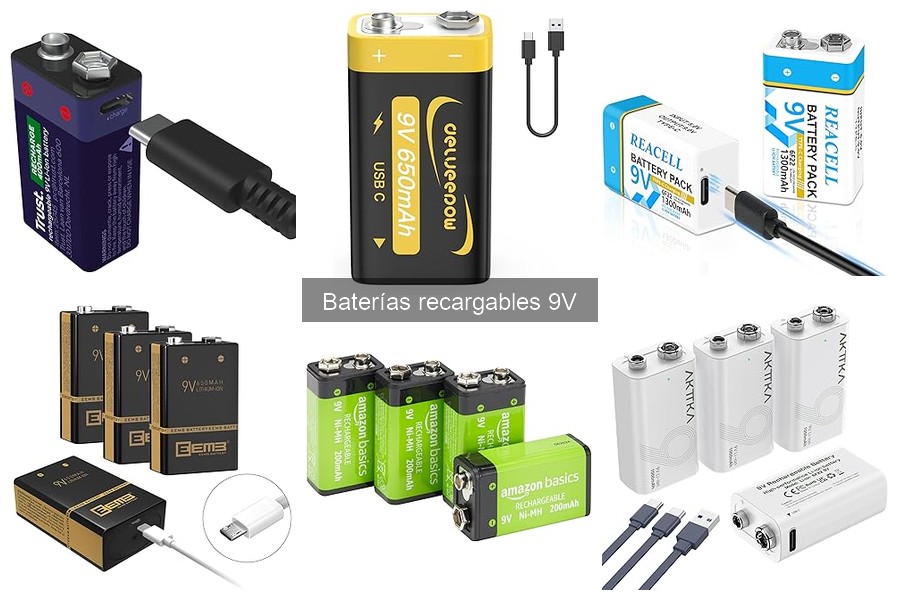 Errores comunes al cargar baterías recargables de 9V