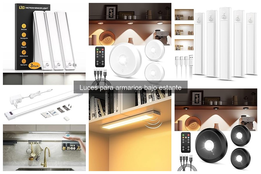 Errores comunes al comprar luces para armarios bajo estante