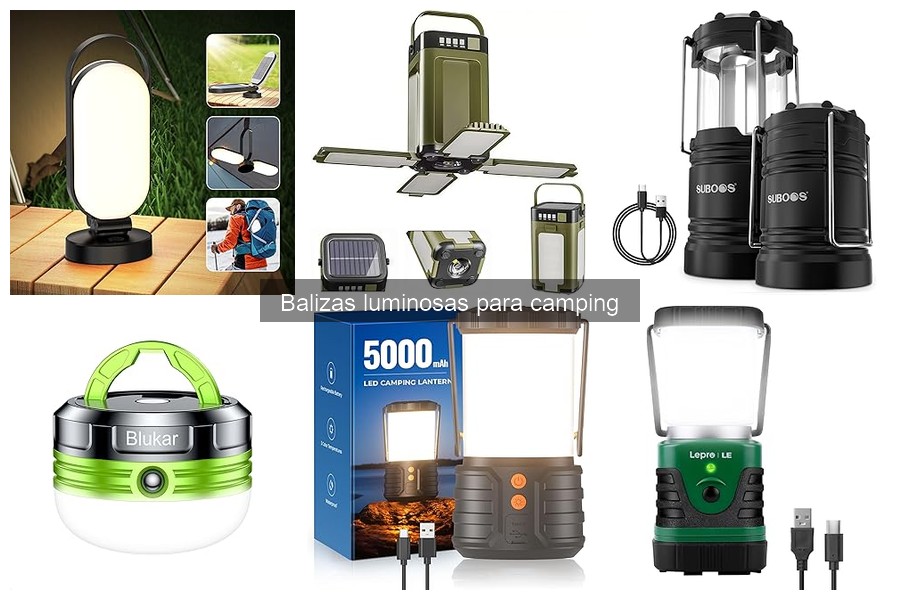 Errores comunes al elegir balizas luminosas para camping