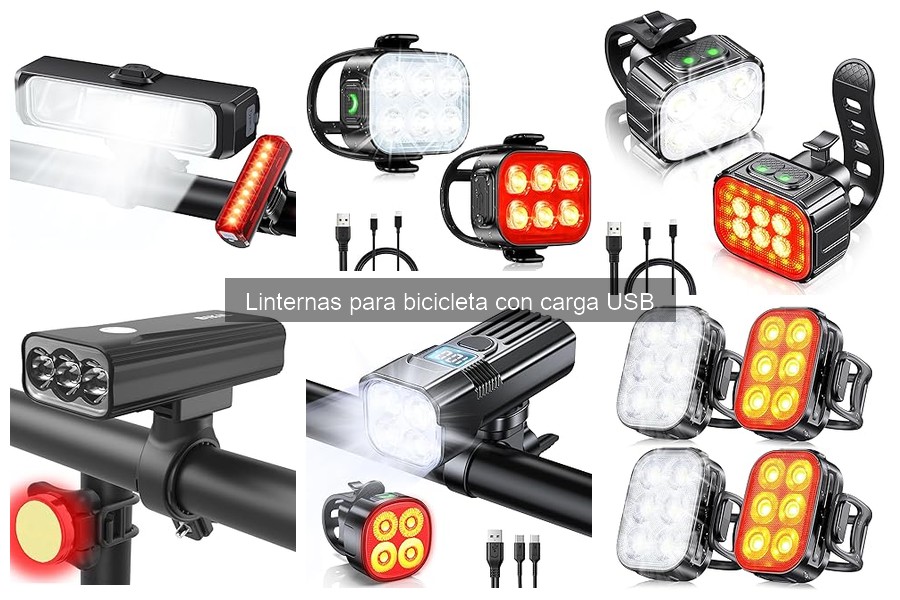 Errores comunes al elegir linternas USB para bicicleta