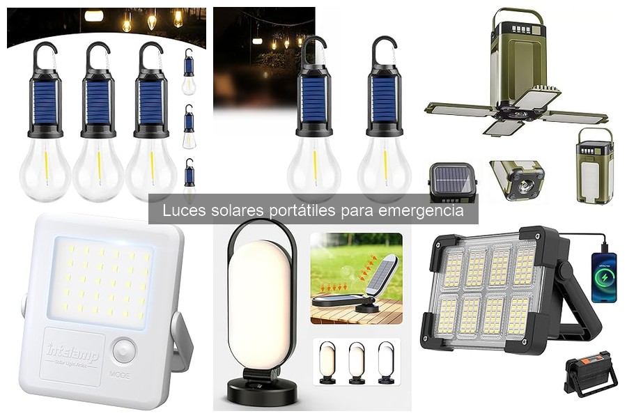Errores comunes al elegir luces solares portátiles para emergencias